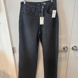 NWT Good American Good Ease Relaxed Jeans - Black 324 - Size 6